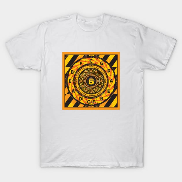 The Circle of 5ths T-Shirt by Tiny Little Hammers